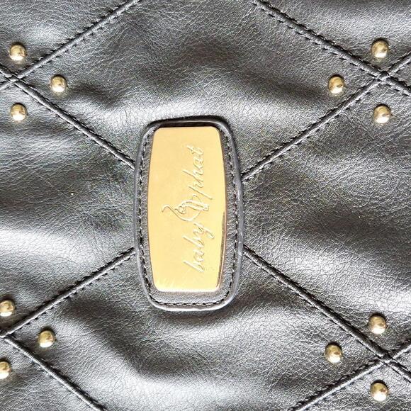 Y2k Baby Phat Black And Gold Toned Purse - Picture 4 of 9